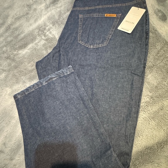 Men's Dark Blue Denim Jeans 50/30 - Picture 8 of 8